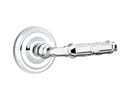 Emtek Ribbon & Reed Lever Concealed Screws with Regular Rosette