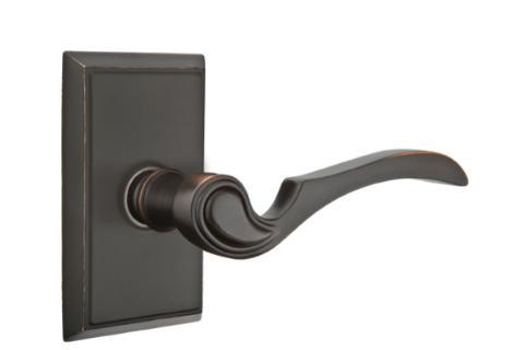 Emtek Coventry Lever Concealed Screws with Rectangular Rosette