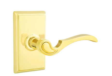 Emtek Coventry Lever Concealed Screws with Rectangular Rosette