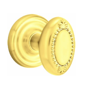 Emtek Beaded Egg Knob With Regular Rosette