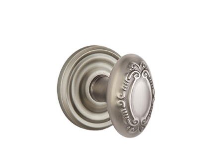 Emtek Victoria Knob Concealed Screws With Regular Rosette