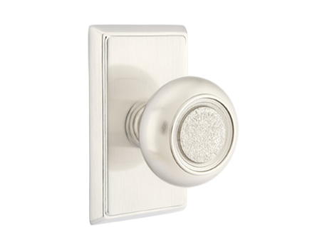 Emtek Belmont Knob With Rectangular Rosette