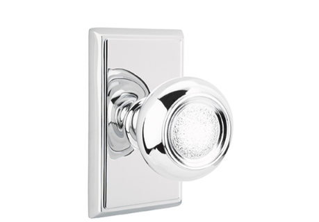 Emtek Belmont Knob With Rectangular Rosette