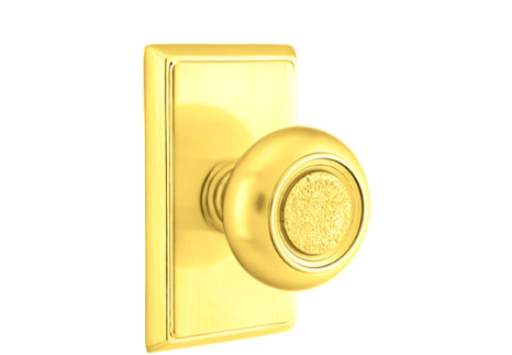 Emtek Belmont Knob With Rectangular Rosette