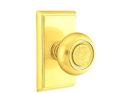 Emtek Belmont Knob With Rectangular Rosette