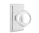 Emtek Rope Knob  Concealed Screws With Rectangular Rosette