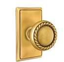 Emtek Rope Knob  Concealed Screws With Rectangular Rosette