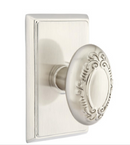 Emtek Victoria Knob With Rectangular Rosette