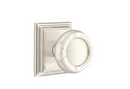 Emtek Ribbon & Reed Knob Concealed Screws With Wilshire Rosette