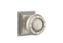 Emtek Ribbon & Reed Knob Concealed Screws With Wilshire Rosette
