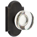 Emtek Modern Disc Glass Knob Concealed Screws with
