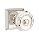 Emtek Waverly Knob Concealed Screws With Quincy Rosette