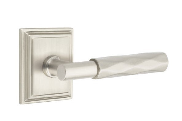 Emtek Select T-BAR Tribeca Lever Concealed Screws with Wilshire Rosette