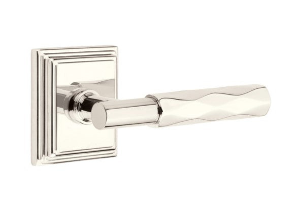 Emtek Select T-BAR Tribeca Lever with Wilshire Rosette