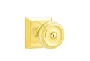 Emtek Waverly Knob Concealed Screws With Quincy Rosette