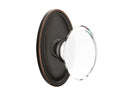 Emtek Hampton Knob Concealed Screws With Oval Rosette