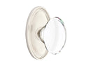 Emtek Hampton Knob Concealed Screws With Oval Rosette