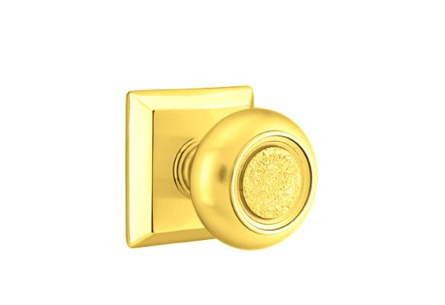 Emtek Belmont Knob Concealed Screws With Quincy Rosette