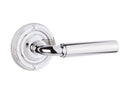 Emtek Manning Lever Concealed Screws with Ribbon & Reed Rosette