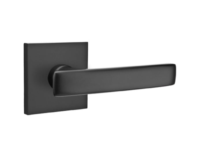 EMTEK Geneva Lever Concealed Screws with Square Rosette