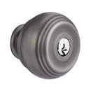 Emtek Waverly Knob Key In Knob Lockset Dummy, Pair with Rectangular Rosette