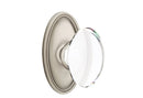 Emtek Hampton Knob With Oval Rosette