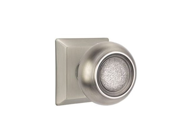 Emtek Belmont Knob Concealed Screws With Quincy Rosette