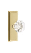 Emtek Old Town Knob With 7” Wilshire Sideplate