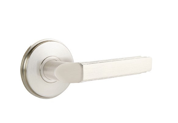 Emtek Milano Lever Concealed Screws with Watford Rosette