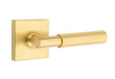 Emtek Select T-BAR Faceted Lever Concealed Screws with Square Rosette
