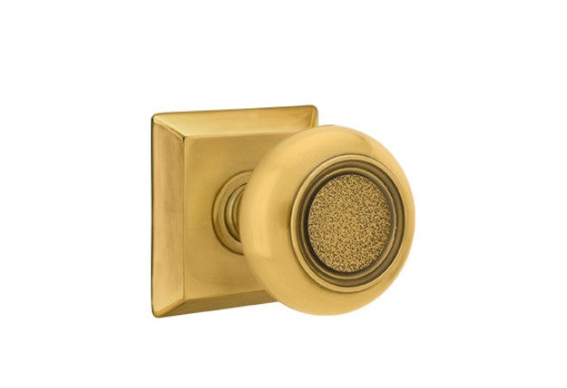 Emtek Belmont Knob Concealed Screws With Quincy Rosette