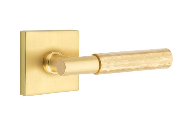 Emtek Select T-BAR Hammered Lever with Square Rosette