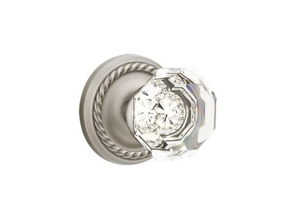 Emtek Old Town Knob Concealed Screws With Rope Rosette