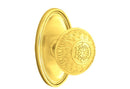 Emtek Lancaster Knob With Oval Rosette