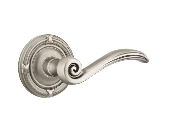 Emtek Elan Lever Concealed Screws with Ribbon & Reed Rosette