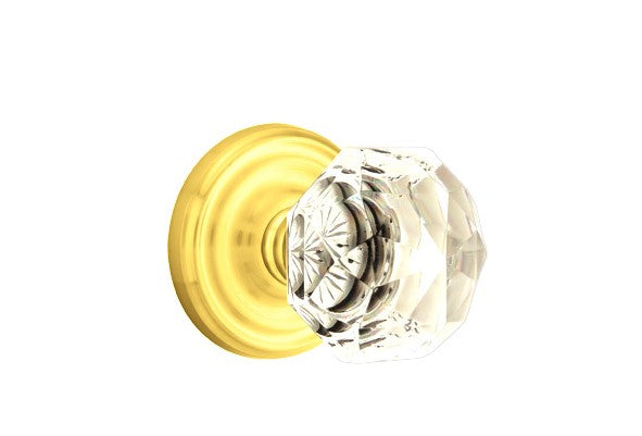 Emtek Diamond Knob With Regular Rosette