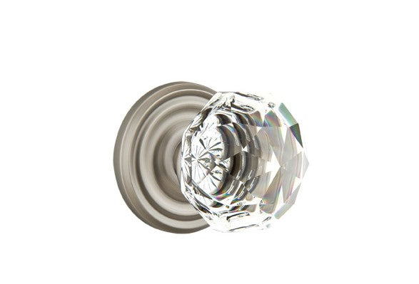 Emtek Diamond Knob With Regular Rosette