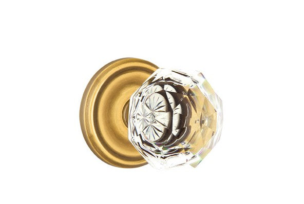 Emtek Diamond Knob With Regular Rosette