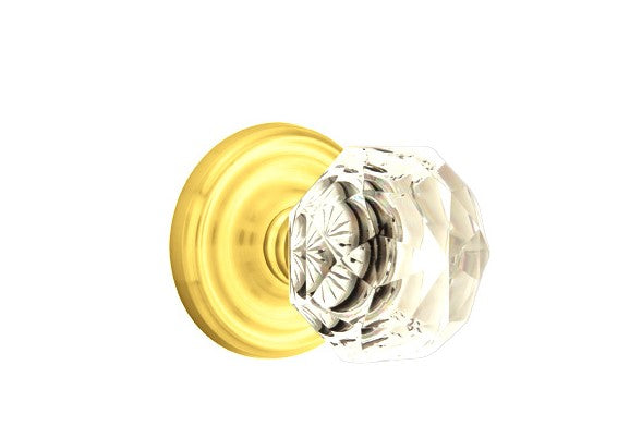 Emtek Diamond Knob With Regular Rosette