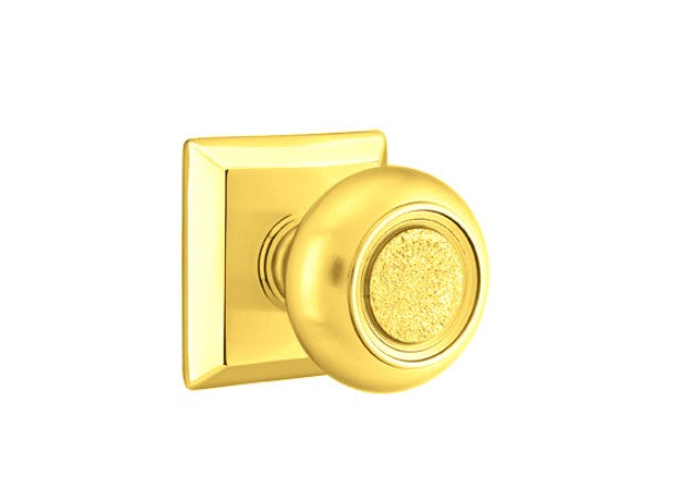 Emtek Belmont Knob Concealed Screws With Quincy Rosette