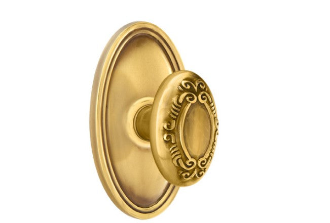 Emtek Victoria Knob With Oval Rosette