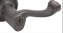 Emtek Rope Lever Key In Knob Lockset Dummy, Pair with Rectangular Rosette