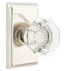 Emtek Old Town Knob Concealed Screws With Rectangular Rosette
