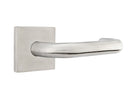 Emtek Tubular Stainless Steel Cologne Lever Concealed Screws with Square Rosette
