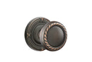 Emtek Rope Knob Concealed Screws With Ribbon & Reed Rosette