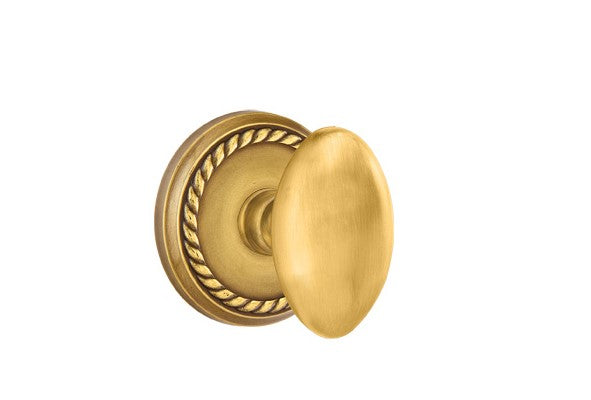 Emtek Egg Knob With Rope Rosette