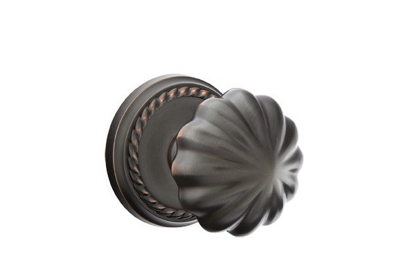 Emtek Melon Knob With Rope Rosette