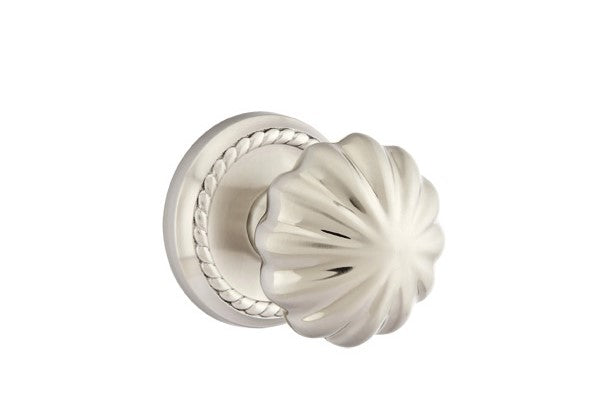 Emtek Melon Knob With Rope Rosette