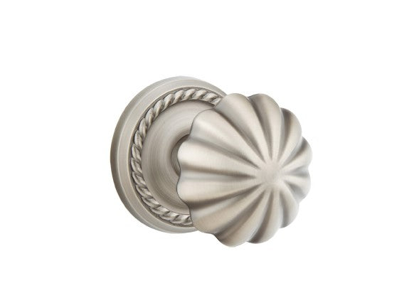 Emtek Melon Knob Concealed Screws With Rope Rosette