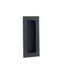 Emtek Modern Rectangular Knurled Flush Pull with Plain Pocket